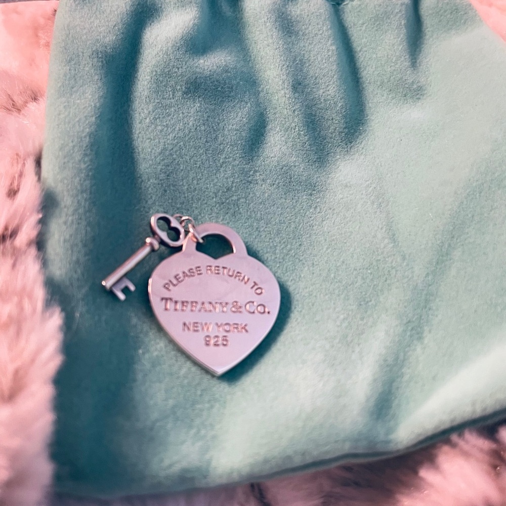 Tiffany & Co. heart and key charm